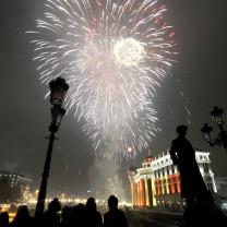 جشن سال نو میلادی - اسکوپیه ( مقدونیه )